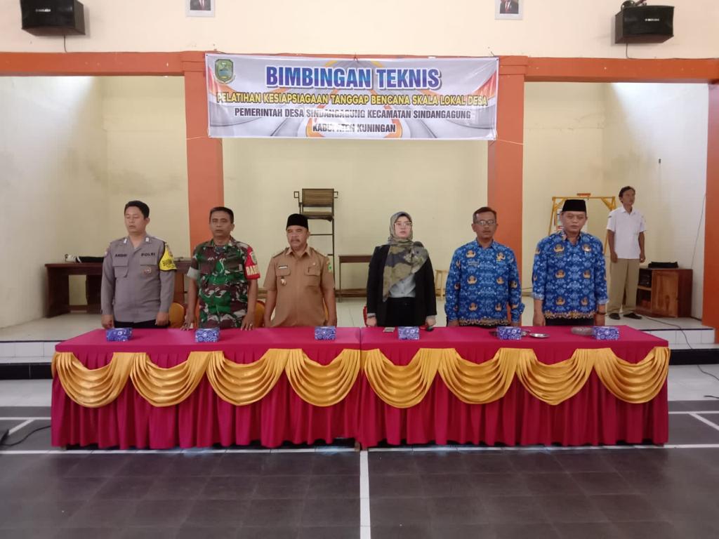 PELATIHAN KESIAPSIAGAAN TANGGAP BENCANA SKALA LOKAL DESA PEMDES SINDANGAGUNG